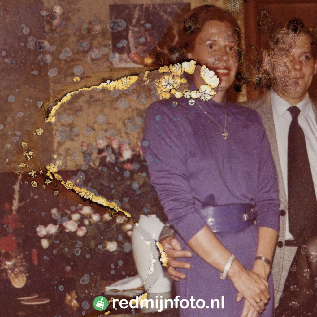 beschadigde familiefoto herstellen