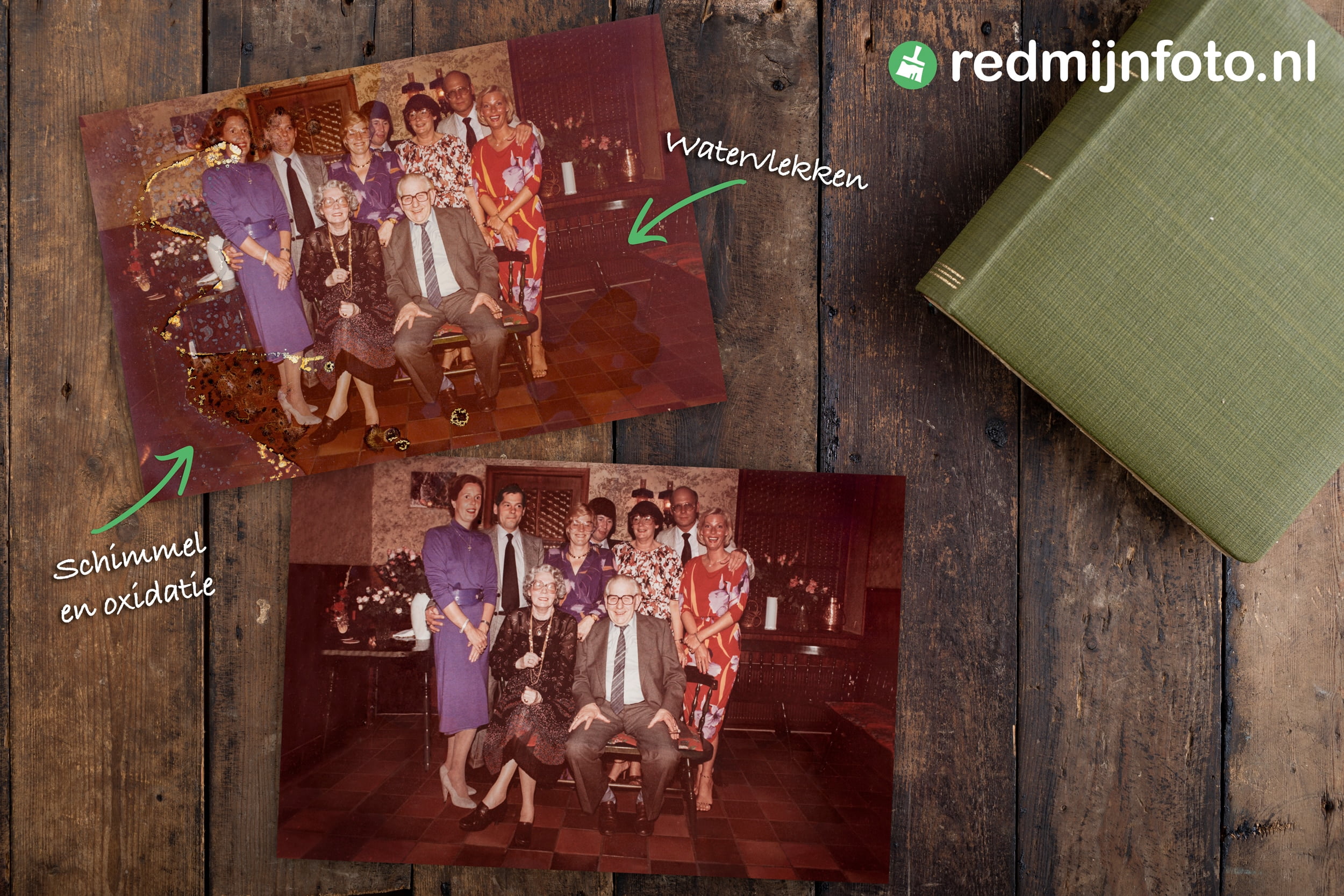 oude familiefoto's laten scannen en herstellen