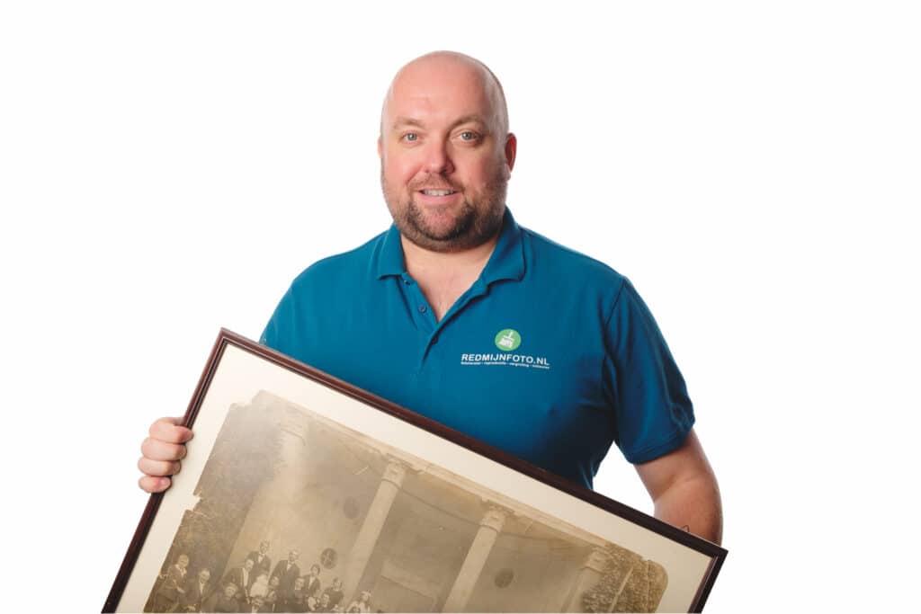 Ingelijste foto laten inscannen naar digitaal bestand