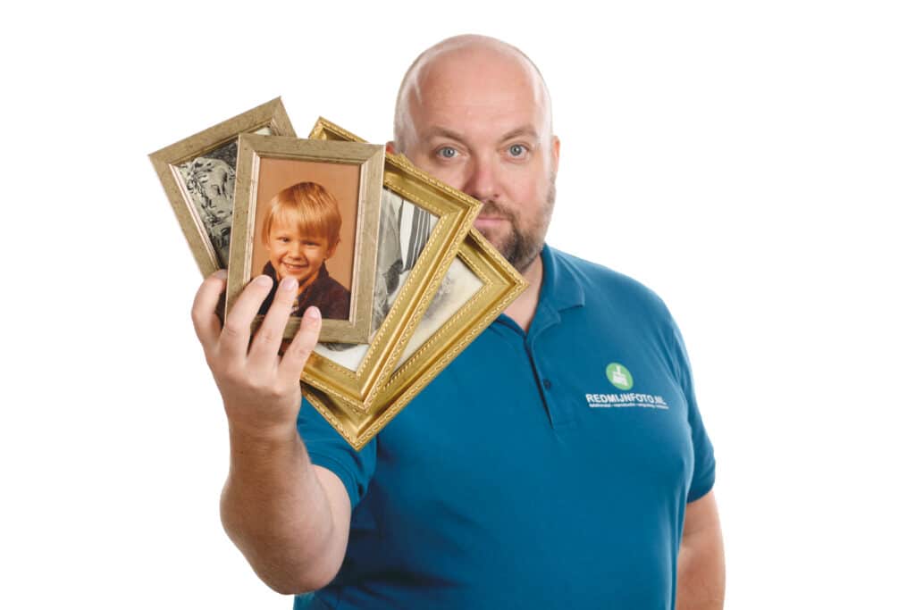 Ingelijste foto laten bijmaken
